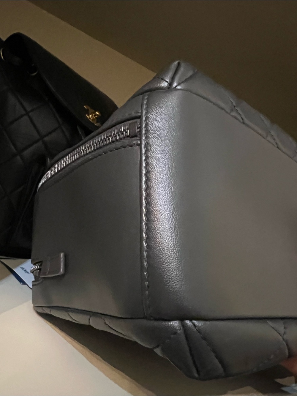 Chanel Trendy Bowling Leather Top-Handle Shoulder Bag - Picture 10 of 16